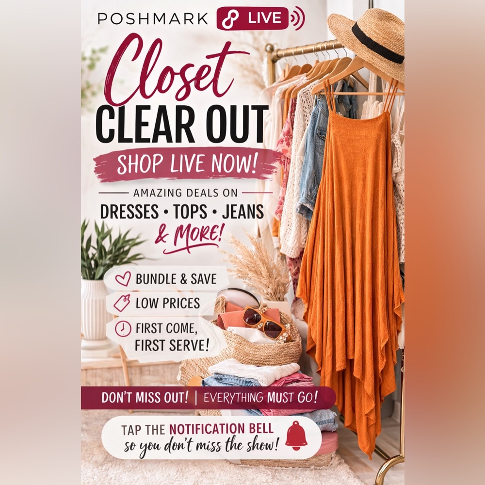 Poshmark Closet Clear Out Show!